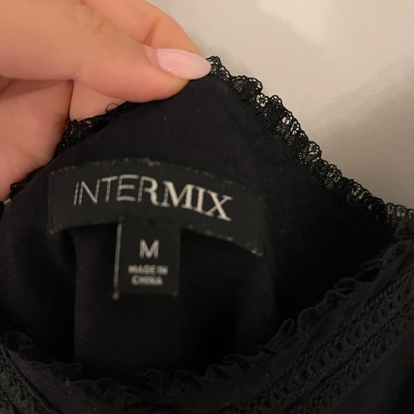 INTERMIX PRIVATE LABEL Navy Tank - Picture 2 of 3